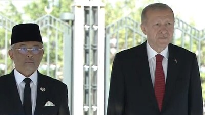 Malezya Kralı Ankara'da