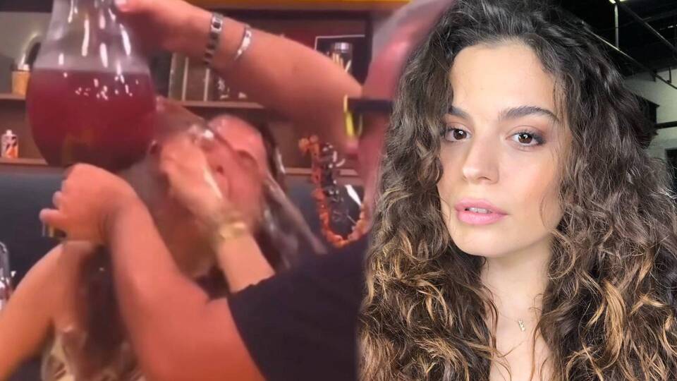 Yüzünde cam sebil patladı!