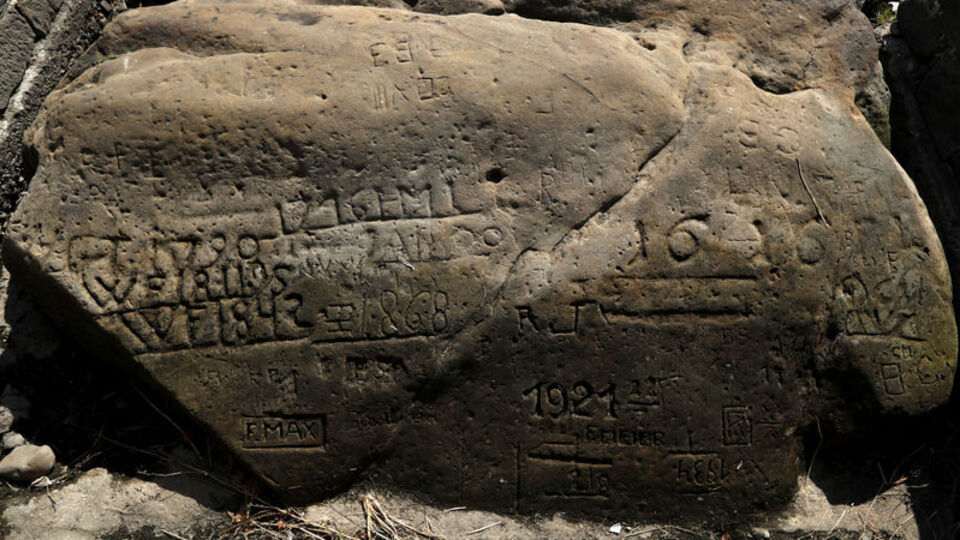 Avrupa'daki kuraklık 'açlık kayalarını' ortaya çıkardı