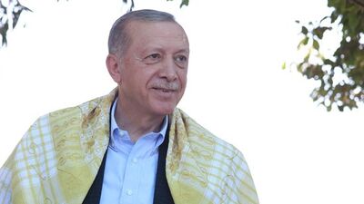 Cumhurbaşkanı Erdoğan üzüm hasadı yaptı