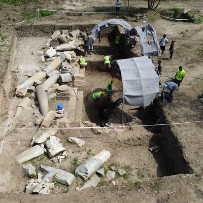 Okul inşaatında bulunmuştu... "Batı Karadeniz'de ilk kez karşılaşıyoruz"