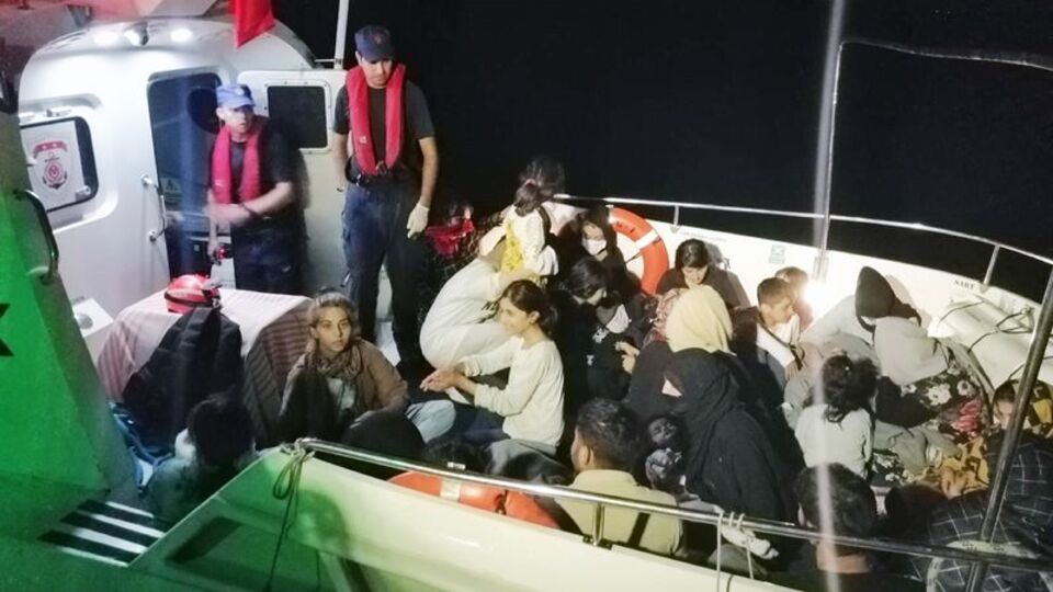 1 haftada kurtarılan düzensiz göçmen bilançosu açıklandı