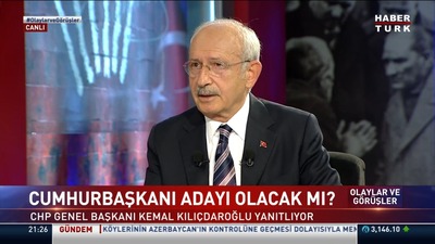 Kılıçdaroğlu'ndan Habertürk TV'ye açıklamalar
