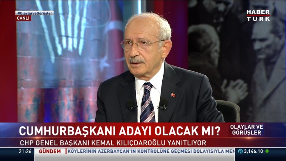 Kılıçdaroğlu'ndan Habertürk TV'ye açıklamalar