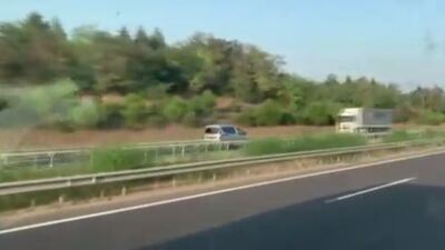 Ters yönde kilometrelerce gitti! O anlar kamerada!