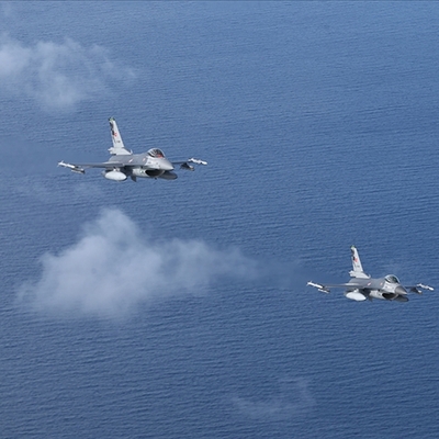 Türk F-16'larına Yunan tacizi