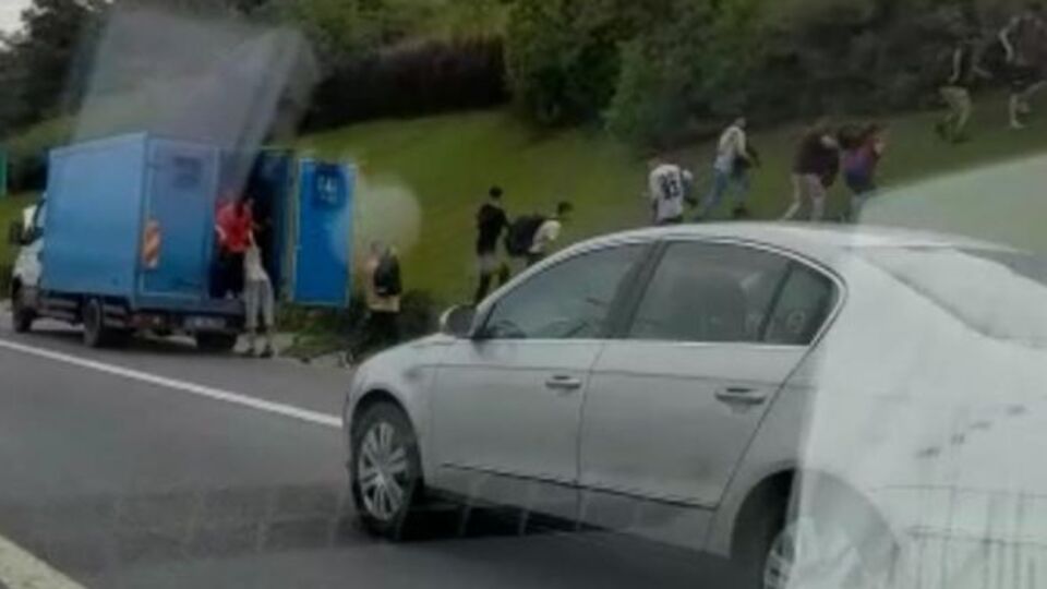 TEM'de dikkat çeken olay!