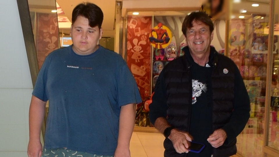 Baba-oğul alışverişte