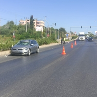 Antalya'da scooter sürücüsü kaza kurbanı!