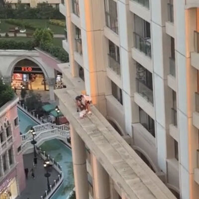 9'uncu kattan 6'ncı kata düştü! Mucize kurtuluş!