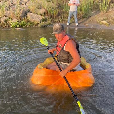 Dev bal kabağından yaptı... Rekor kırdı