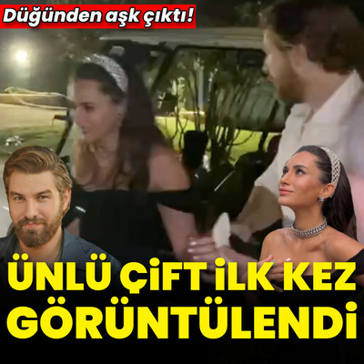 Âşıklar ilk kez görüntülendi
