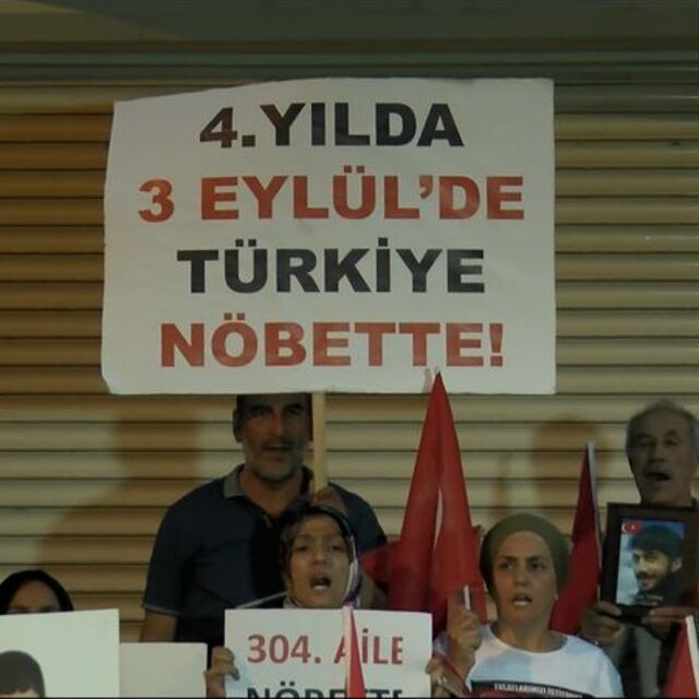 Evlat nöbetindeki aile sayısı 304 oldu