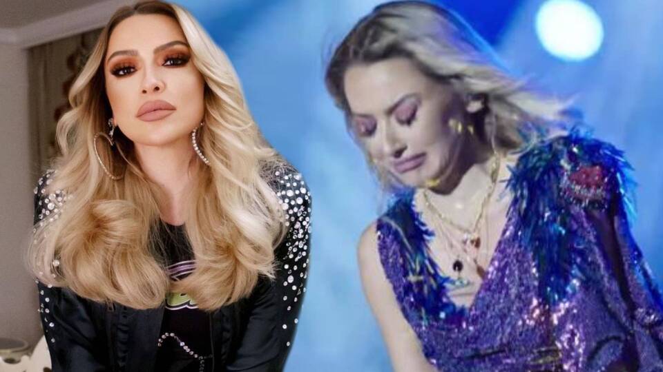 Sahnede gözyaşlarına boğuldu!