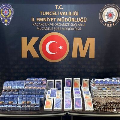 600 bin TL değerinde kaçak telefon ele geçirildi