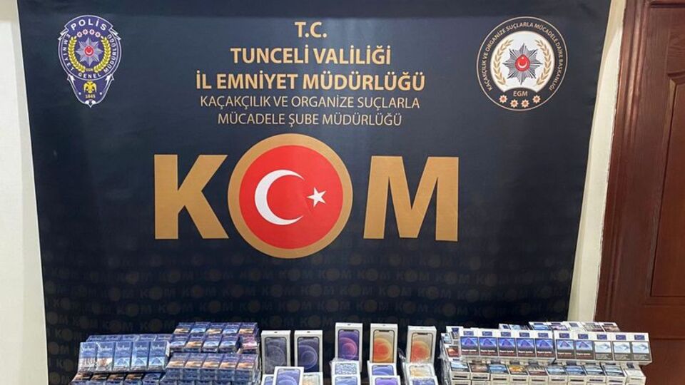 600 bin TL değerinde kaçak telefon ele geçirildi