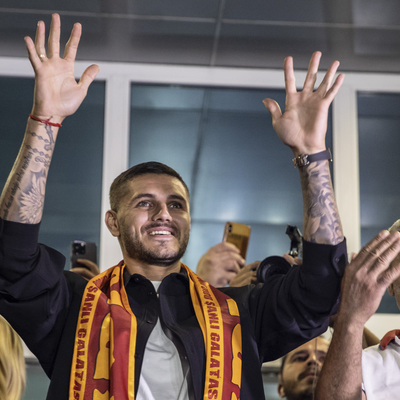 Mauro Icardi, Galatasaray için İstanbul'da