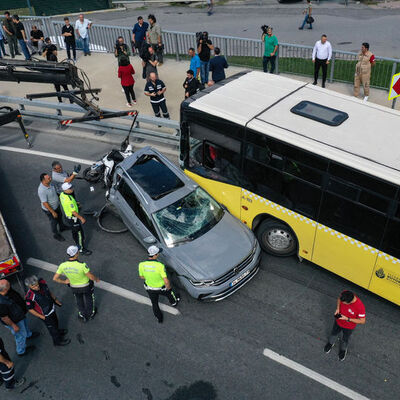 Otobüs, kamyonun freni patlar mı?