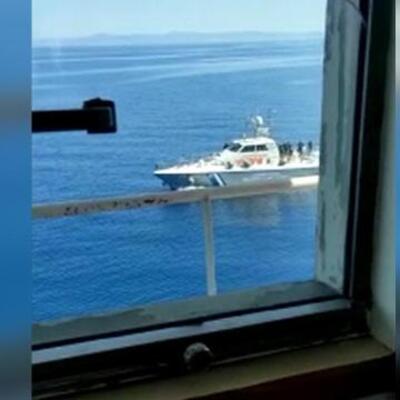 Yunanistan'dan Ro-Ro gemisine taciz ateşi!