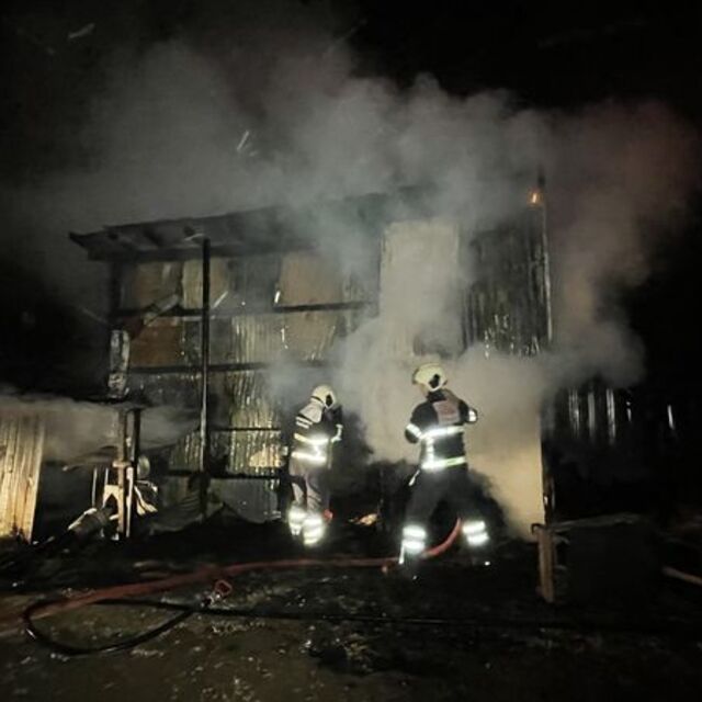 Safranbolu'da fabrika yangını