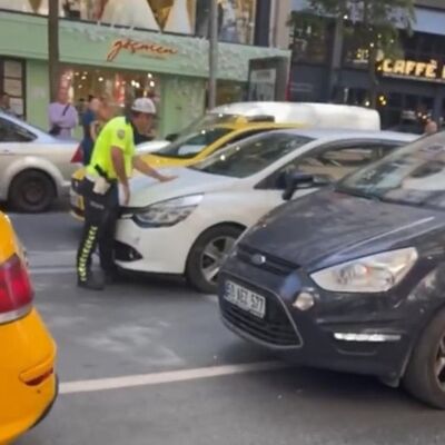 Polisin üzerine sürdü! Binada yakalandı