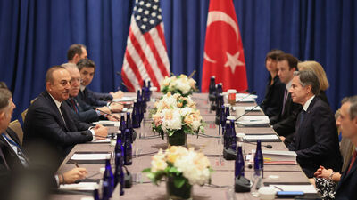 Bakan Çavuşoğlu, Blinken ile bir araya geldi