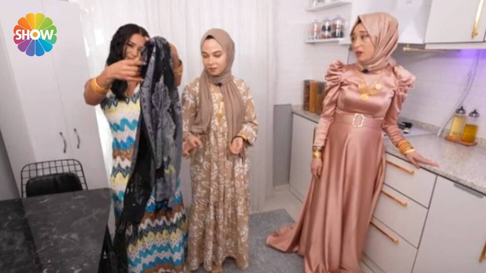 "Bu masa örtüsü değil, baş örtüsü!"