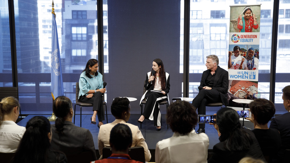 İpek Kıraç BM Kadın Birimi panelinde konuştu