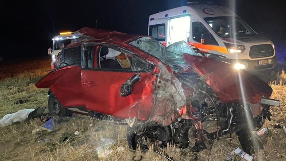 Çankırı'da feci kaza!