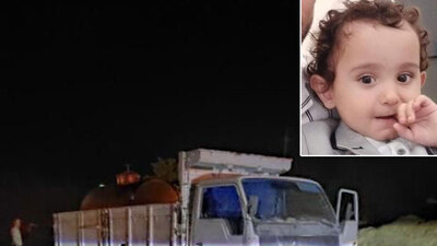 Süt kamyoneti manevra yaptı! Daha 2 yaşındaydı!