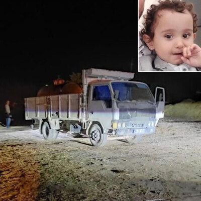 Süt kamyoneti manevra yaptı! Daha 2 yaşındaydı!