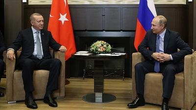 Cumhurbaşkanı Erdoğan ve Putin görüştü