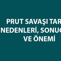 Prut Savaş tarihi, nedenleri, sonuçları ve özeti