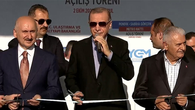 Pendik-Sabiha Gökçen Havalimanı metrosu açıldı