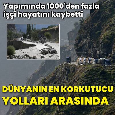Dünyanın en tehlikeli yolları arasında