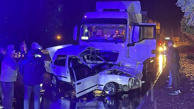 Konya'da feci kaza: 1 ölü, 1 ağır yaralı