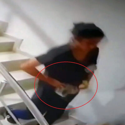 Ayakkabı çalan sevgililer tutuklandı!