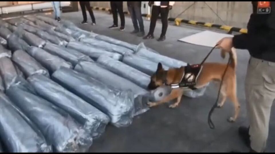 İstanbul Ambarlı Limanı'nda 1,5 ton uyuşturucu ele geçirildi