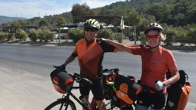 Bisikletle yola çıktılar... 107 gün sonra Bodrum'a ulaştılar