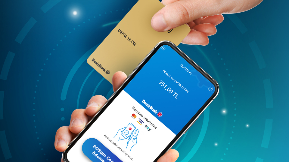 Denizbank'tan bankacılık uygulamasına POS özelliği