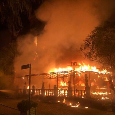 Kiraya zam geldi! Oteli ateşe verdi!