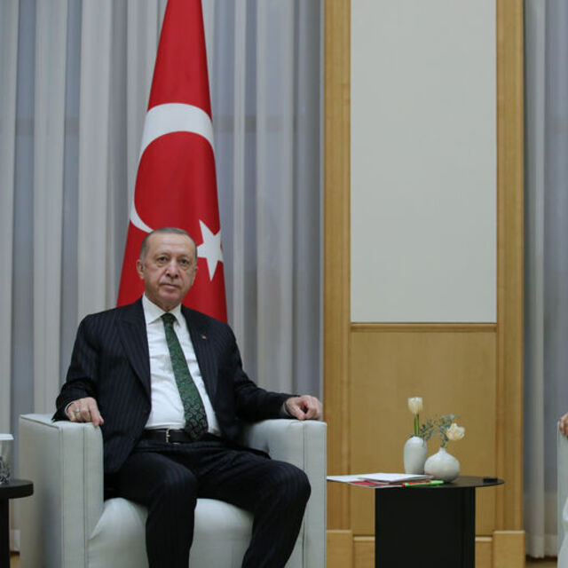 Cumhurbaşkanı Erdoğan, BAE lideriyle görüştü