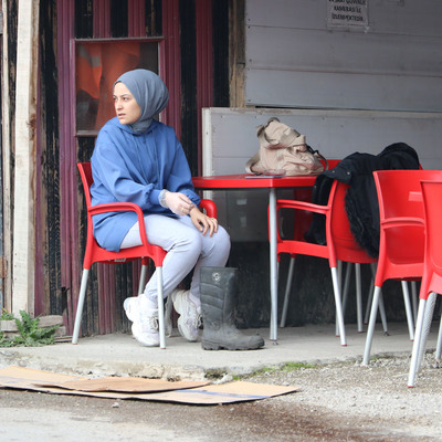 Madenci eşini teslim edilen çizmesiyle bekledi