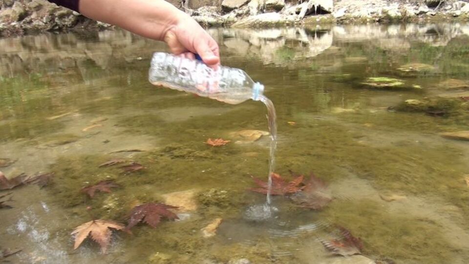 Antalya'da ırmak kurudu, yavru alabalıklar öldü