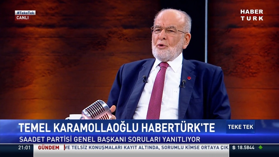Karamollaoğlu'ndan Habertürk'e açıklamalar