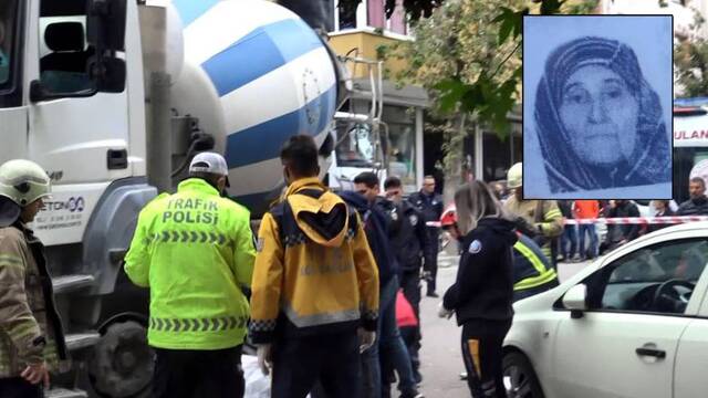 Kedilere mama veriyordu, beton mikseri ezdi!