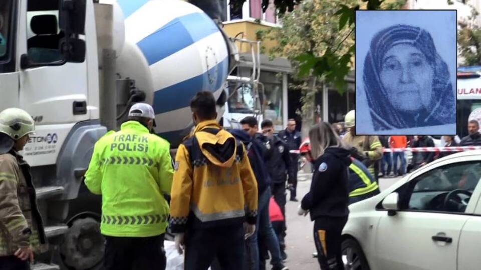 Kedilere mama veriyordu, beton mikseri ezdi!