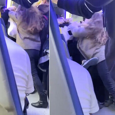 Konuşmayı üzerine alındı! Kadınların minibüste kavgası!