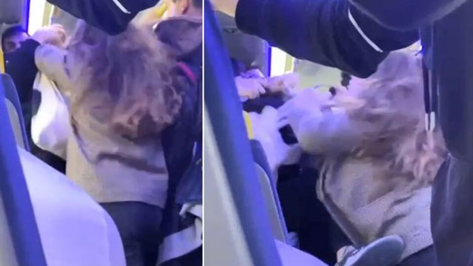 Konuşmayı üzerine alındı! Kadınların minibüste kavgası!