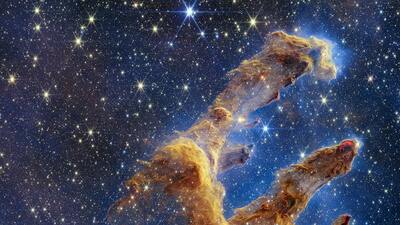 James Webb'ten büyüleyen görüntü: Yaratılış Sütunları